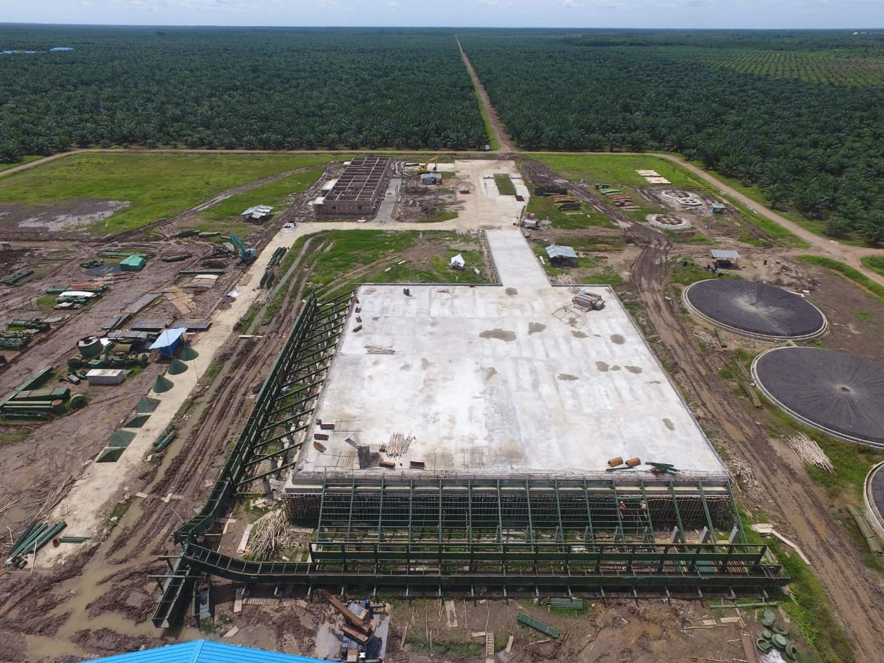 Galeri #Proses - Pembangunan Pabrik Kelapa Sawit 65 TPH PT. Menteng Kencana Mas, CBI grup - Wellindo Jaya Kiatguna - Davied Insja